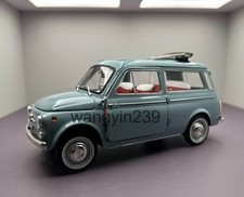 Norev 1:18 1964 Fiat 500 Giardiniera rare blue-gray model