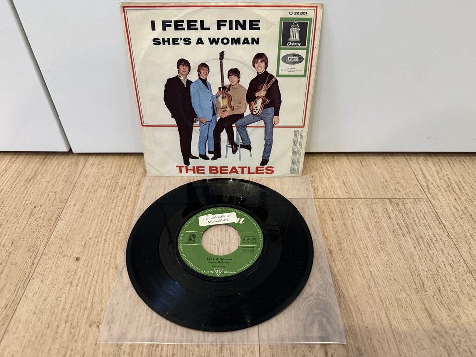 The Beatles I Feel Fine / She's A Woman Rare Promo Single Beat - Bild 1 von 1