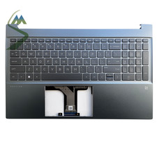 New For HP Pavilion 15-EH 15-EG Palmrest w/Backlit Keyboard M089920-001 Blue US