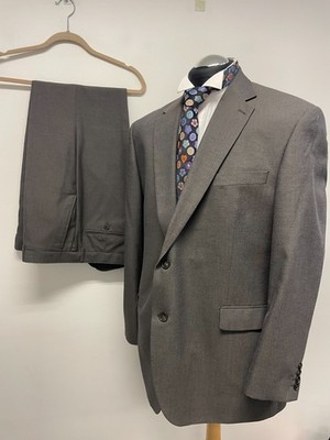 M&S COLLEZIONE 2-TEILIGER ANZUG IN GRAU (NEUTRAL) 46R TRS W36 L31 NEUWERTIG (0614)