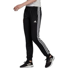 NEW Adidas Women's Essentials Warm-up Slim Tapered 3-Stripes Track Pants X Small