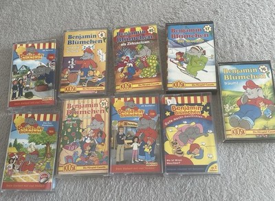 Konvolut MC 9 Hörspiel-Kassetten Benjamin Blümchen Kiosk roter Stern getestet