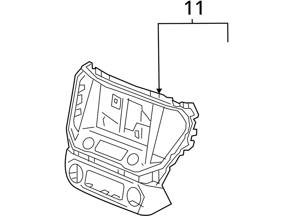 Receptor de radio reproductor de CD Gmc Acadia Am Fm 2020-2022 P4YOA Foto 4 de 4