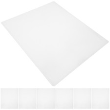 10 Pcs Certificate Sheet Protectors Poster Photo Sleeves Hard Plastic Card