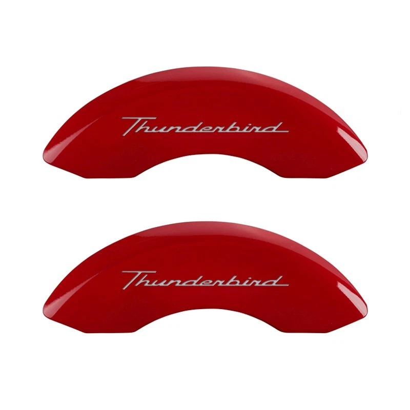 2002-2005 Ford "Thunderbird" передние + задние красные крышки тормозных суппортов MGP - Изображение 2 из 4