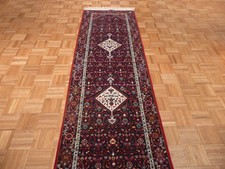 9 Ft. Runner Hand Knotted Sarouk Design Oriental Rug 300 Kpsi