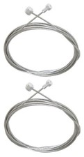 2 ALTALINE 75" LONG BICYCLE BRAKE INNER WIRE SILVER FOR FRONT/REAR SOLD BY PAIR.