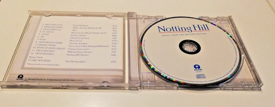 Notting Hill (Music From The Motion Picture) - Island Records  546428-2 -#CDA117 - Bild 2 von 4