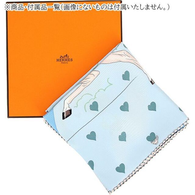 Hermes Calle 70 Scarf Bandana Tea Time Tea Time Silk Blue Apparel 2021