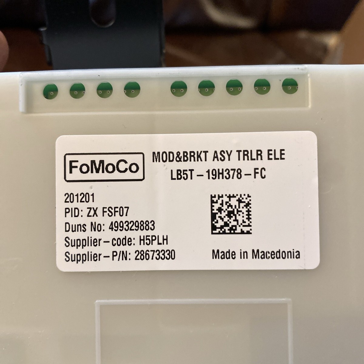 ℕ OEM Ford Trailer Brake Control Module LB5Z-19H332-A Ford