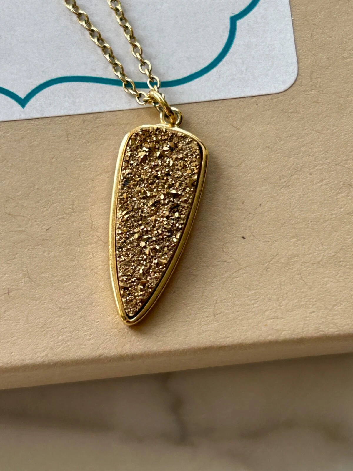 Skaneateles 300 G Druzy Necklace NIB Lifestyle Boutique Upstate NY NWT Gift
