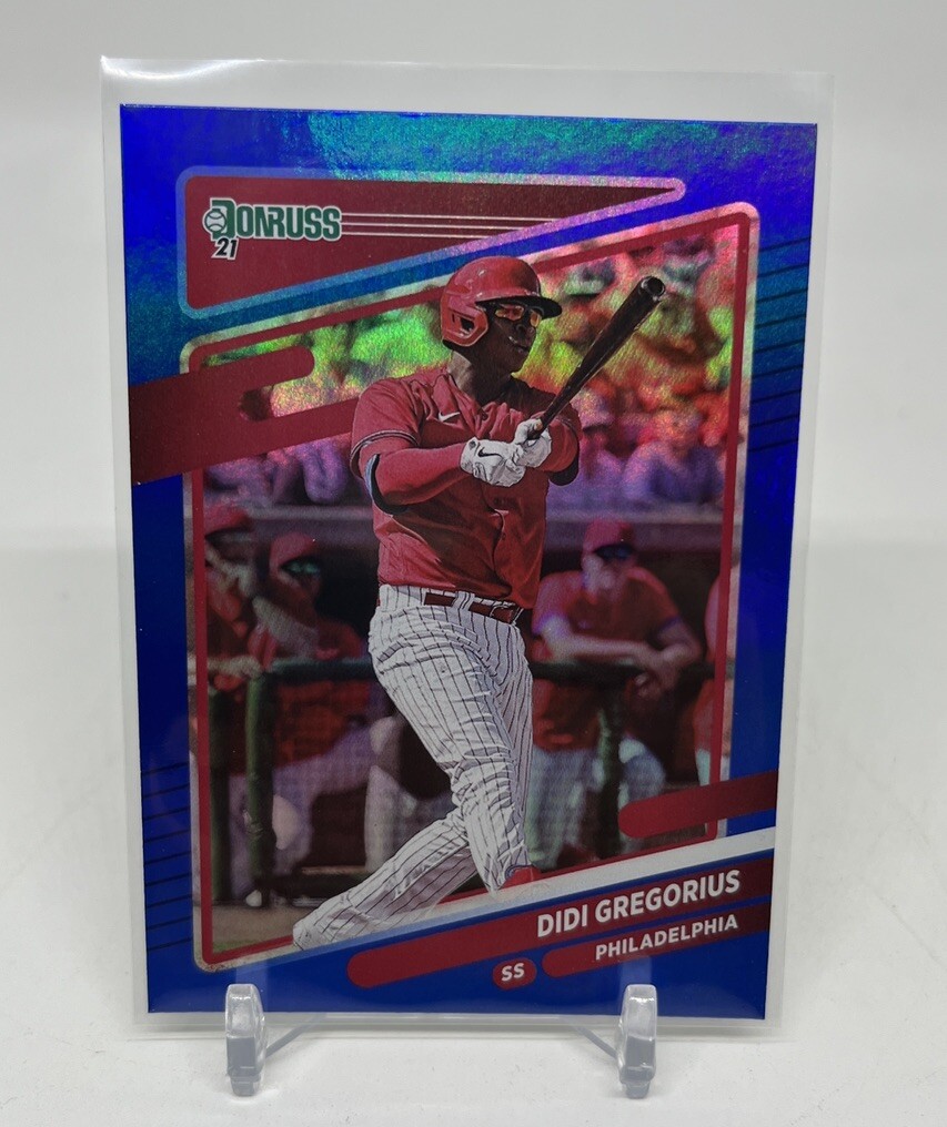 2021 Panini Donruss Didi Gregorius #100 Holo Blue