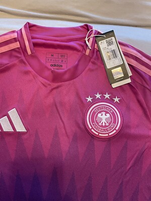Adidas Deutschland DFB 24 Auswärtstrikot Pink Herren Trikot EURO 2024 EM Größe M