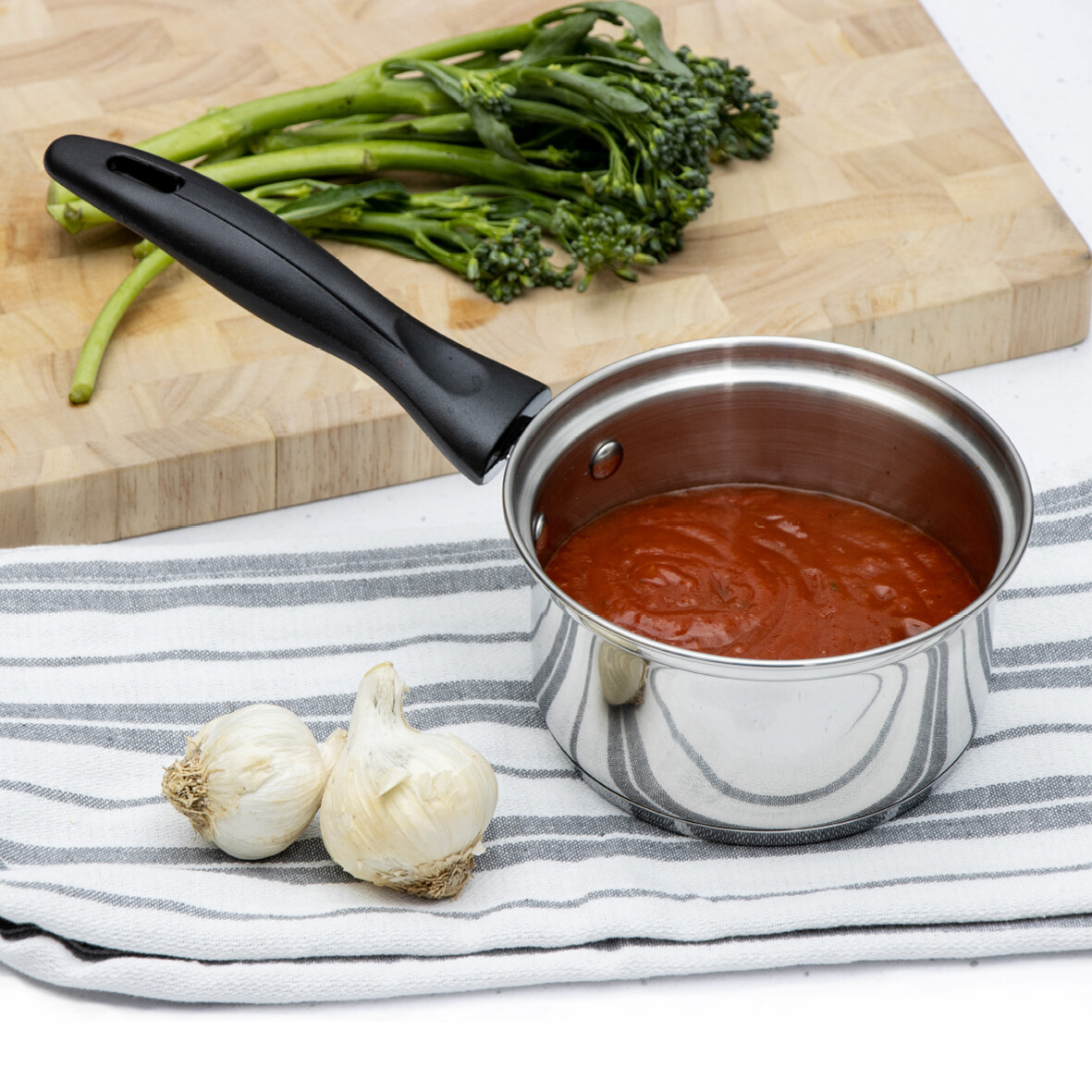 Blackmoor Stainless Steel Saucepans / Suitable for Induction, Electric