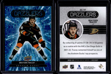 2022-23 Upper Deck Series 2 BLUE DAZZLERS RC Brayden Tracey #DZ-97