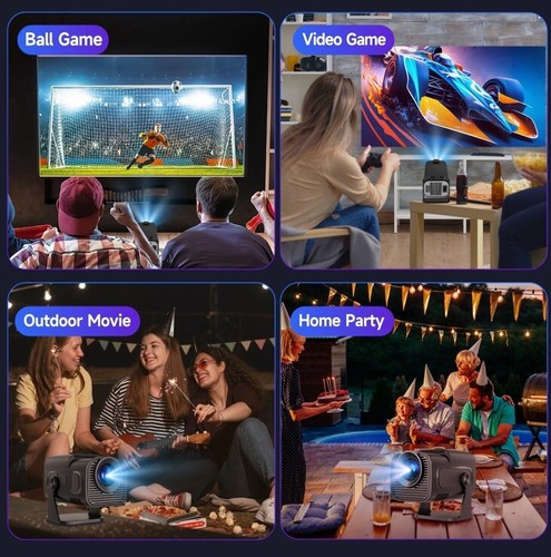 Mini Projector 4K, 720 Native TV 11.0 Smart Portable Projector 5.0 Bluetooth 🔥 - Picture 17 of 19