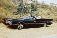 Fridge / Tool Box Magnet TV's Batman Batmobile - Barris - Adam West #313