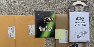 Star Wars Kenner 2X Freeze Rahmen Halter & Mos Eisley Cantina Set mit Versandtaschen