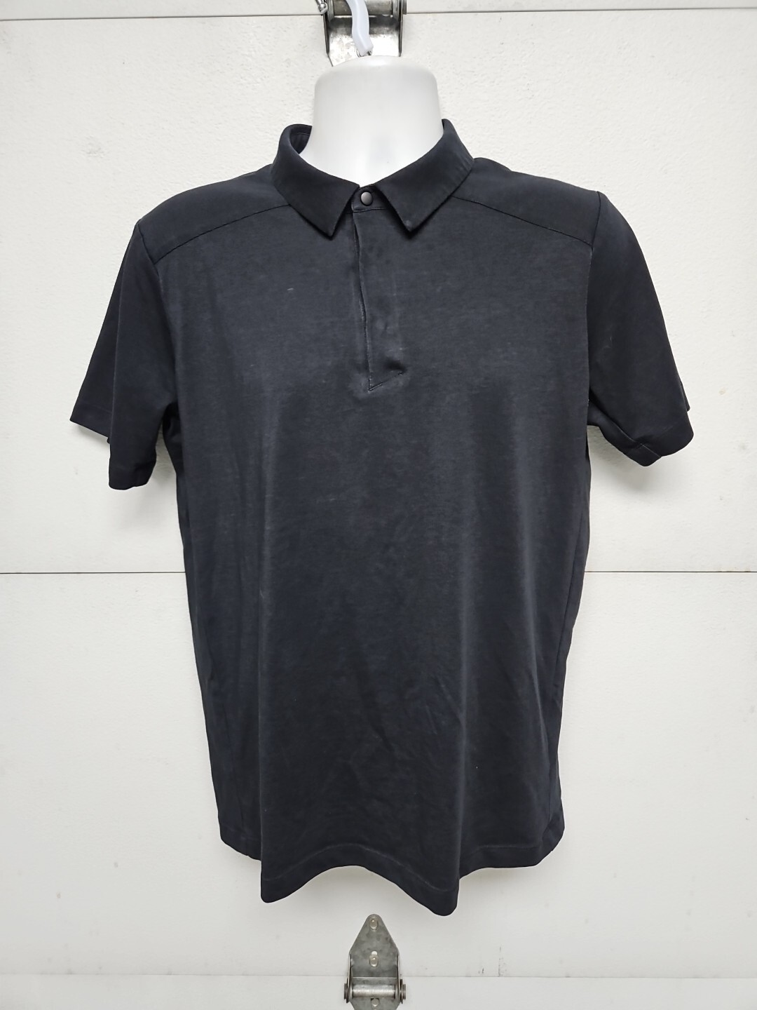 ARC'TERYX Polo Shirt Arcteryx Captive da uomo nera media manica corta outdoor elasticizzata adulto