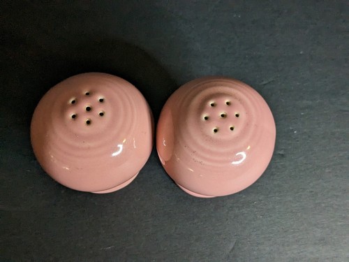 Fiesta Fiestaware Rose Pink Salt and Pepper Shakers Retired - Picture 2 of 3