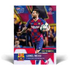 2020 TOPPS NOW UCL #55 LIONEL MESSI FC BARCELONA 'S ATTACKING MAESTRO