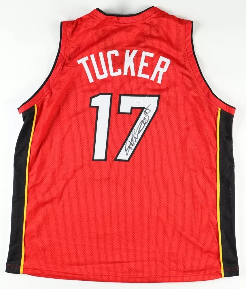 P J Tucker Signed Milwaukee Bucks Jersey JSA COA 2021 NBA Champion