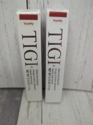 2 Pack TIGI Cosmetics Diamond Lipstick - Loyalty - Long wearing NEW