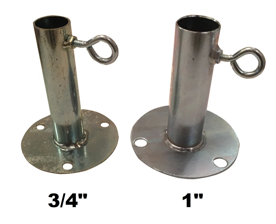 SACRAMENTOCANOPY.COM Steel Canopy Foot Pads 3/4" or 1" Greenhouse Green House Garden