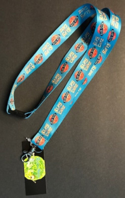 Rick and Morty Animated TV Series Blips and Chitz Logo 18'' Lanyard NEW UNUSED