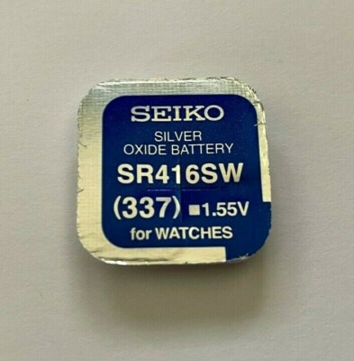 Batteria 337 In Ossido D'argento 1.55V SR416SW LR416 AG6 1.55V Orologio Ossido D'argento Batteria Per Sony - Foto 11