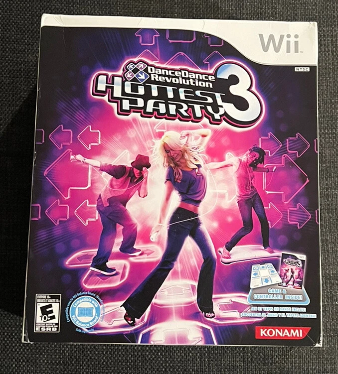 WII Dance Dance Revolution Hottest Party 3 MAT Only eBay