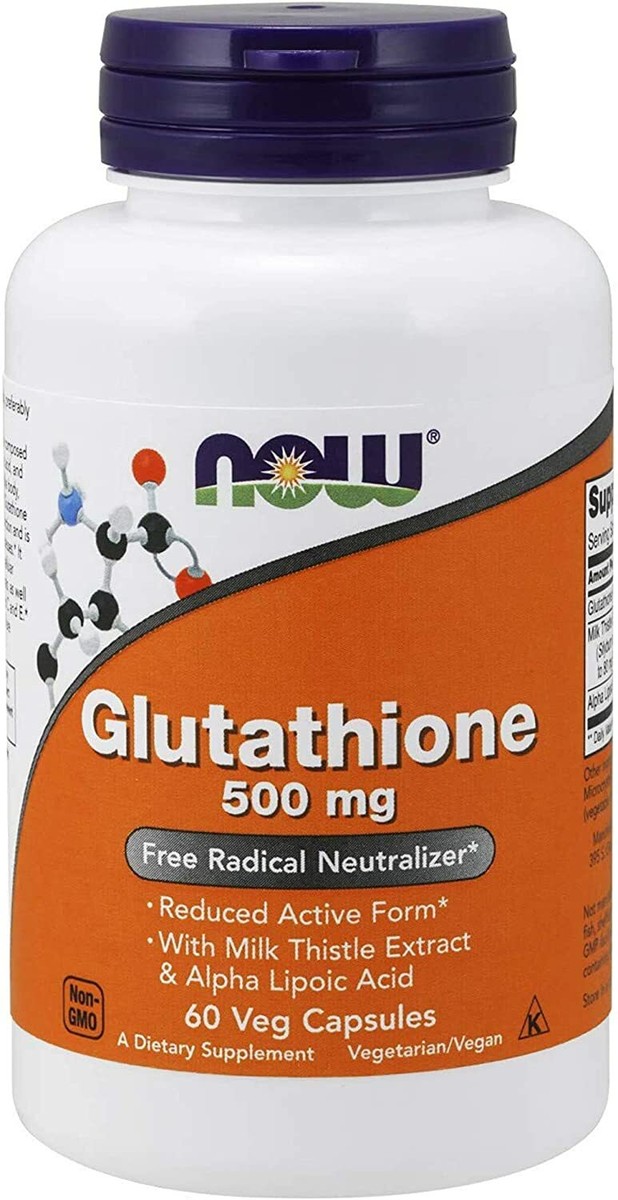 Now Foods Glutathione, 500 mg, 60 Veg Capsules 733739001047| eBay