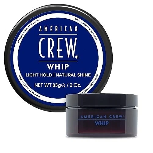 Crema para peinar látigo American Crew para hombre, como gel para el cabello con sujeción ligera (paquete de 2) Foto 4 de 4