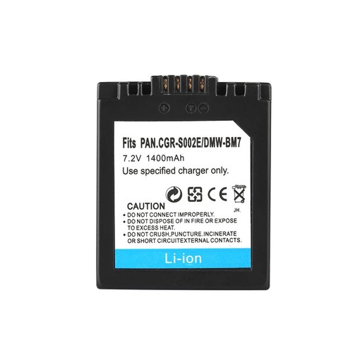 Premium Battery for Panasonic CGR-S002E, Lumix DMC-FZ1A, CGA-S002E, CGR-S002 NEW - Picture 7 of 7