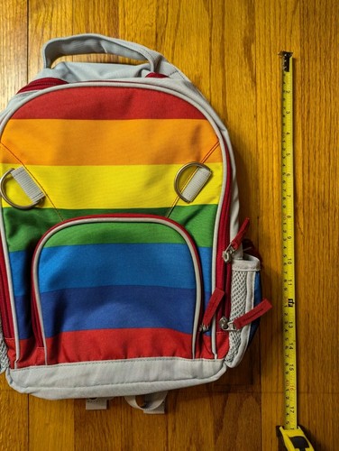 Pottery Barn Kids Rainbow Sturdy 16" Backpack, Great Shape! - Picture 3 of 6