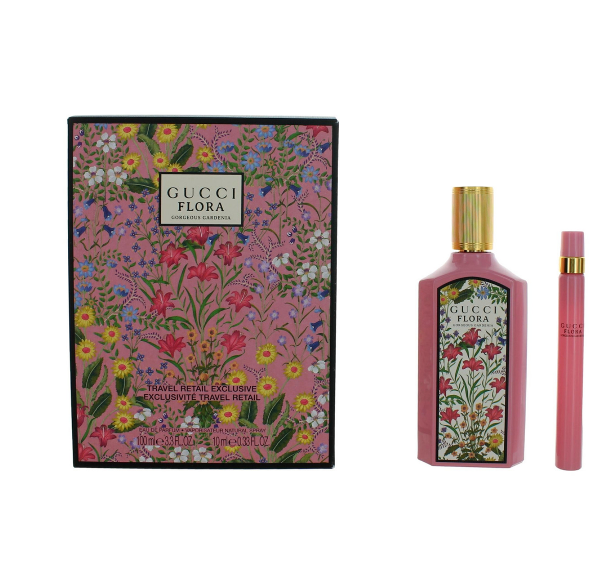 Gucci Flora Gorgeous Gardenia 2 Pc Gift Set Women Perfume New