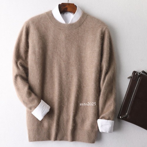 Casual Thick Cashmere Sweater Warm Tops Winter Outwear Comfort Loose Fashion Men - Picture 20 of 33