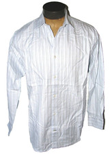 Banana Republic Men's Blue Long Sleeve Button Dress Shirt - Size L 16-16 1/2 