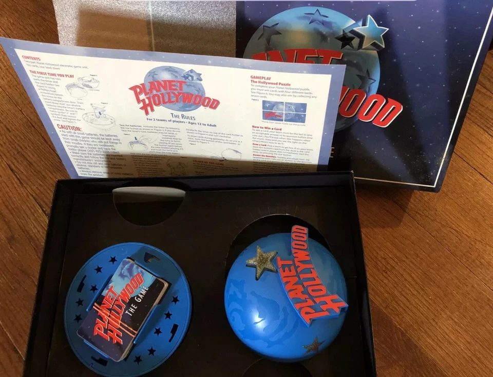 NEW Milton Bradley Planet Hollywood The Game Trivia Game 1997 Tested Works Great - Image 2 of 4