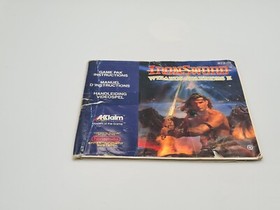 NES IronSword Wizards & Warriors II con scatola originale e istruzioni FRA
