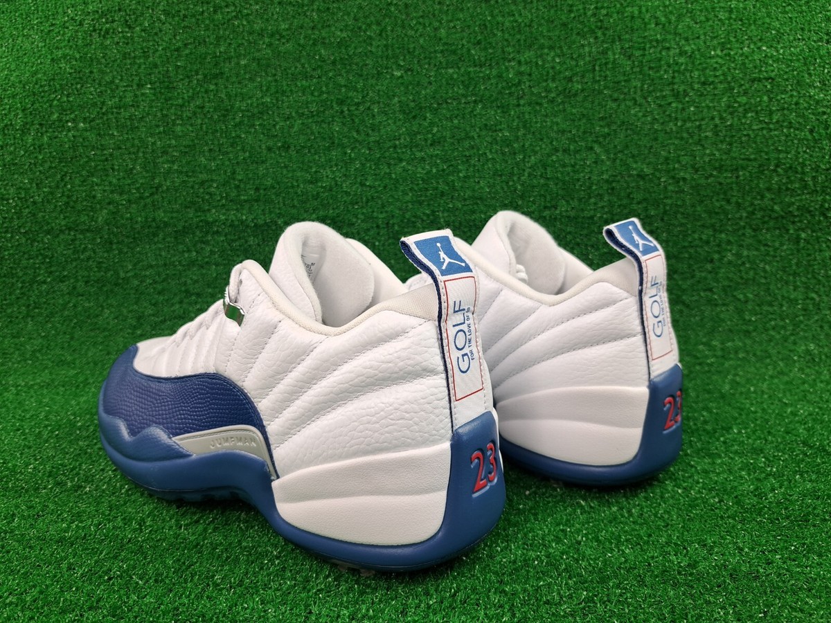 Air Jordan XII 12 Low French Blue Golf Shoes Mens Size 5 - Women's