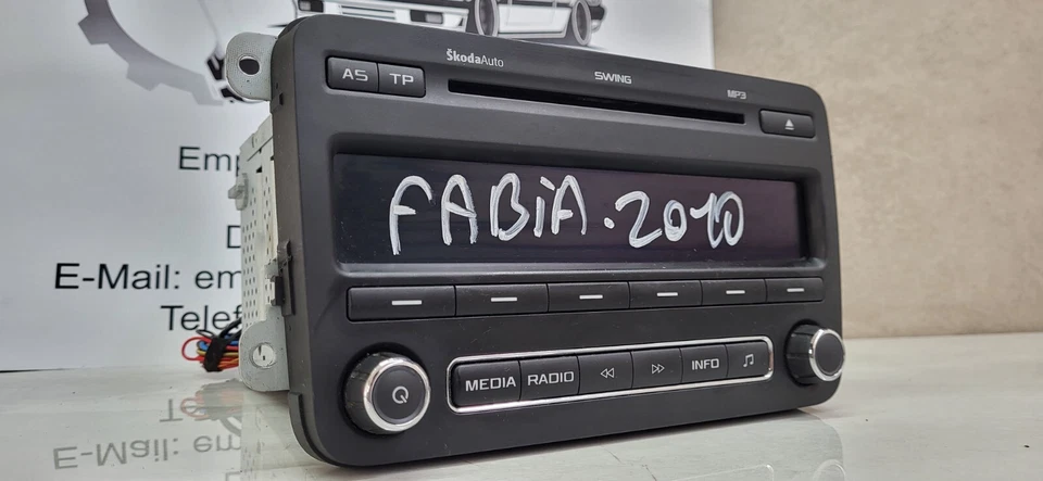 Skoda Fabia 5J Radio CD MP3 Swing Delphi 5J0035161 D  5J0035161 C Original. - Bild 4 von 4