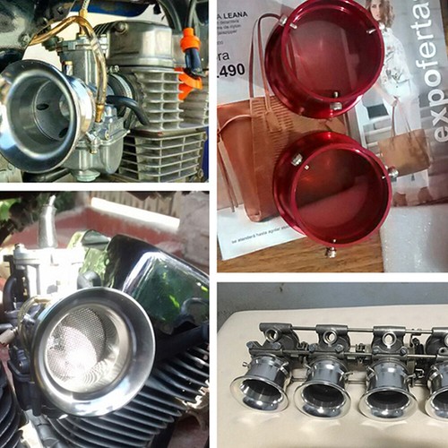 Carburetor 55mm Velocity Stack Carb Air Filter Horn Cup Funnel Motorcycle ATV - Picture 7 of 12