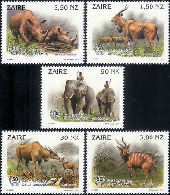 Zaire 1993 Elephant/Rhino/Antelope/Animals/Nature/Wildlife 5v set (n21460) | eBay Zaire 1993 Elephant/Rhino/Antelope/Animals/Nature/Wildlife 5v set (n21460) | eBay