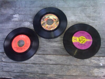 Twenty-Eight 45 RPM Vinyl Records, c 1960's-1970's