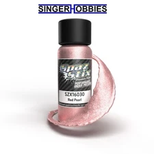 SPAZ STIX SZX16030 Red Pearl Airbrush Ready Paint, 2oz Bottle HRP