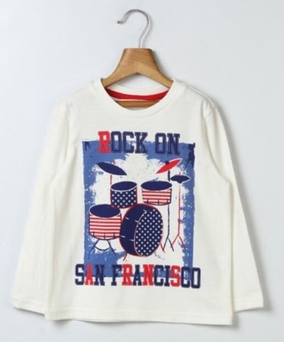❤ ROCK ON SAN FRANCISCO Shirt long sleeve NEW 9 10 music drum Patriotic
