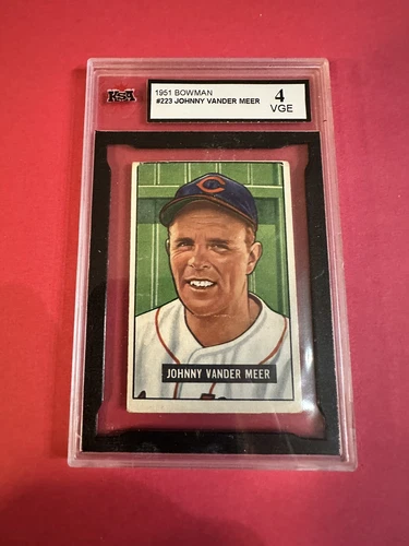 1951 Bowman 223 Johnny Vander Meer