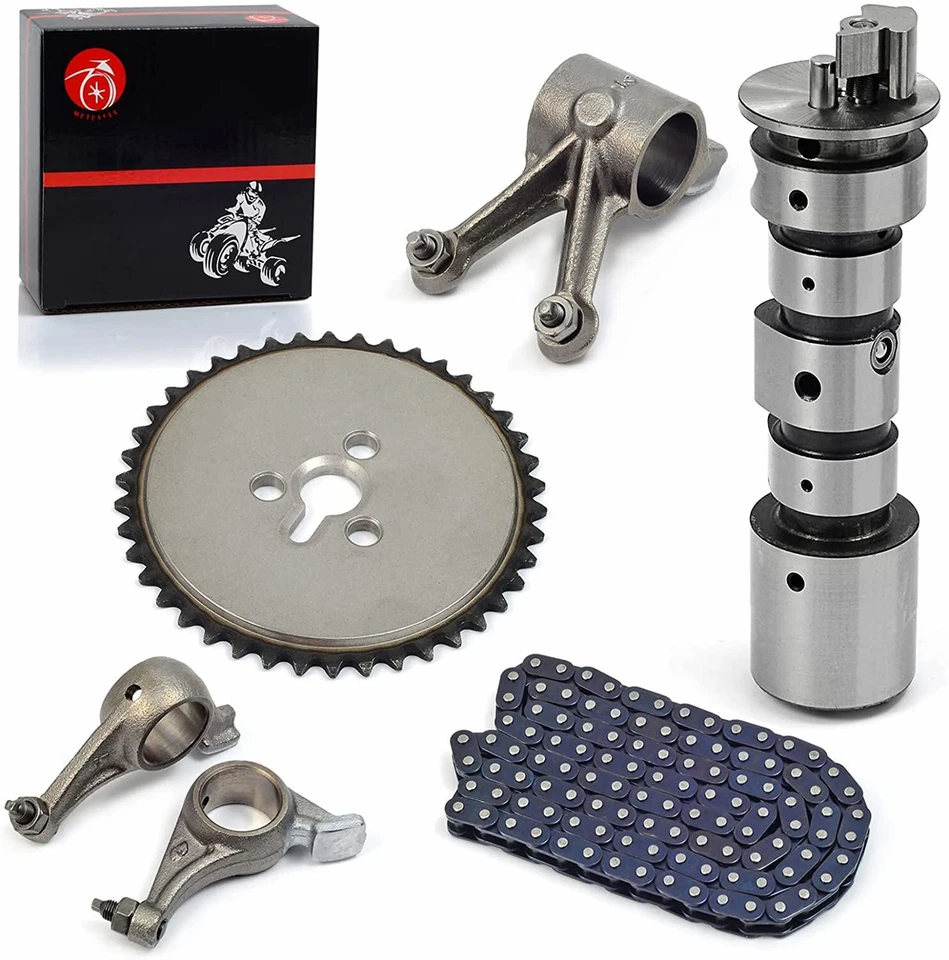 Kit de engrenagens de eixo de comando de braço balancim corrente de temporização de cames para Polaris Sportsman 400 450 500 - Imagem 2 de 4