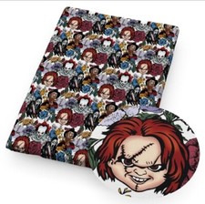 Movie Monsters FAUX LEATHER SHEET 8" x 12" Boys of Horror 1231454 LITCHI TEXTURE